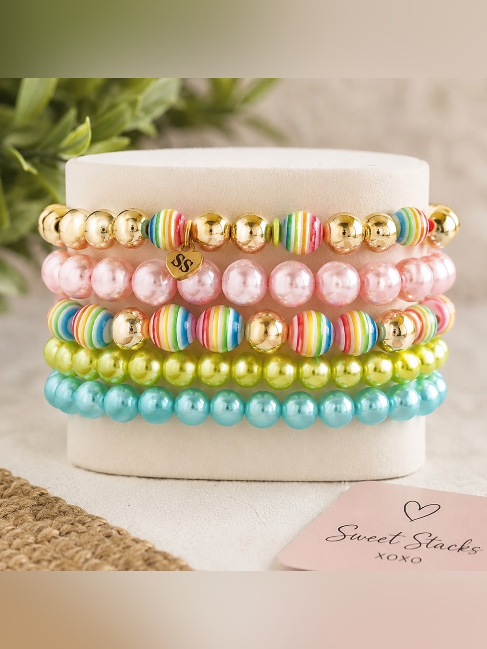 Spring Fling Beaded Bracelet Set
